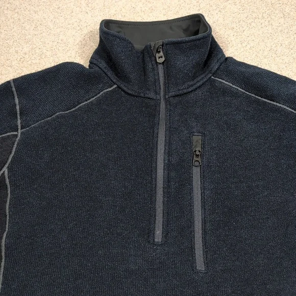 Kuhl Sweater Sweatshirt Pullover, 1/4 Zip, Men's Medium - Picture 3 of 14